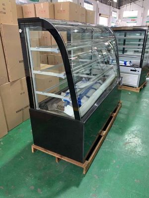 Refrigerated Fan Cooling Bakery Cake Display Freezer